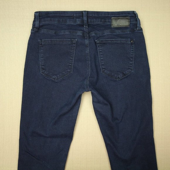 Mavi Alexa Skinny Jeans Women's Size 28 X 28 Low Rise Dark Wash Denim - Picture 5 of 11